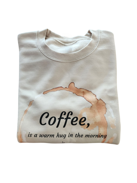 Coffee Hug Crewneck – Like a Hug in a Mug (but cozier!) ☕🤎